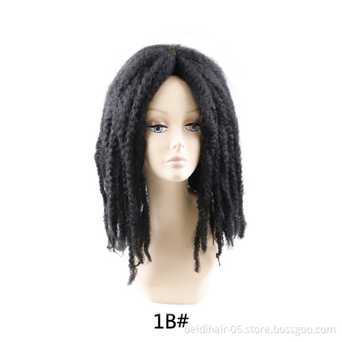 Marley Braiding Twist Hair Afro Kinky Twist Crochet  Marley Braids 18inch 100g Soft Fluffy Synthetic Hair